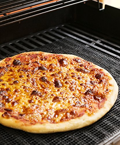 Grill Mats: Extra Large BBQ Mat Replaces Vegetable & Fish Grill Basket, Pizza Screen | Heavy Duty PFOA Free Nonstick Barbecue Grill Mesh TrayFitsl Grills, Smokers, Oven,17 x 13,Cut to Fit Grill Topper