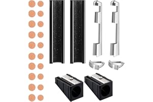 26 PCS Pool Cue Repair Kit -11mm and 13mm Billiard Cues Tips Pool Cue Tips Replacement Repair Kit Include Pool Cue Tip Clamp,