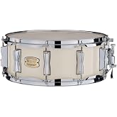 Yamaha SBS-1455CLW 14-Inch Stage Custom Birch Snare Drum, Classic White