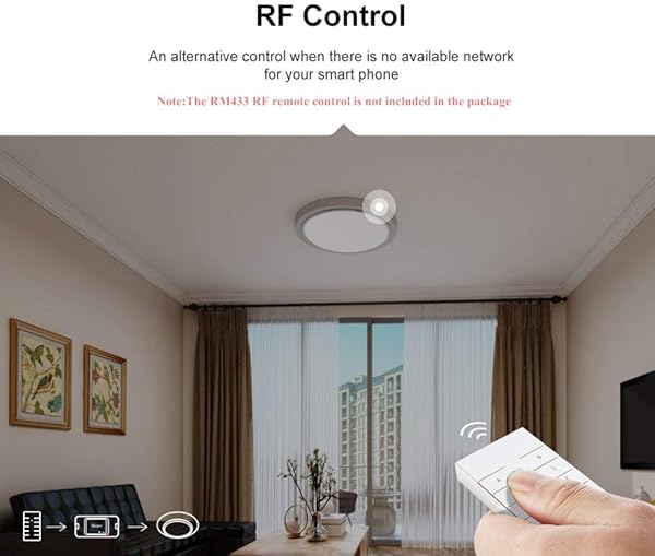 SONOFF RFR3 Interruptor para Control de Luces Inalmbrico por RF Wi Fi Inteligente Mdulo Universal para Bricolaje para Solucin de Automatizacin Domtica Funciona con Amazon Alexa y Google Home