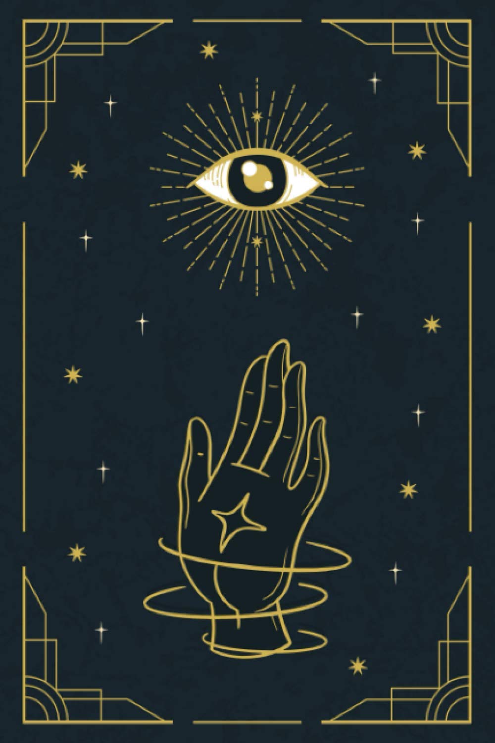 Mystical Hand Notebook Journal: Mystics Witch's Diary Notebook 6 x 9 with 120 Cream Colored Pages