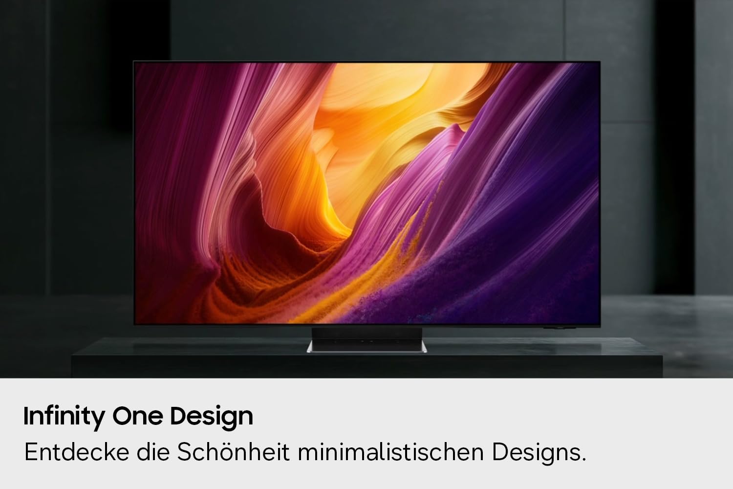 Samsung OLED S95H 4K 77 Zoll (195 cm), UHD Fernseher, Antireflexion mit Glare Free, OLED HDR pro, Ultimate Gaming Pack (NVIDIA G-SYNC & AMD FreeSync Pro) mit 165Hz, HDMI 2.1, Dolby Atmos, Smart AI TV 8