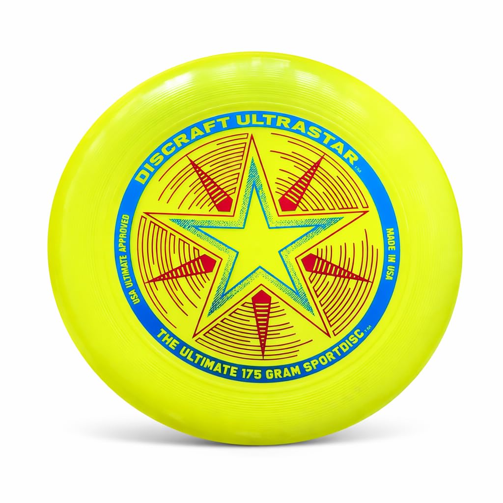Discraft 802001-106 USSY 175 g "Discraft Ultrastar" Frisbee (Yellow)
