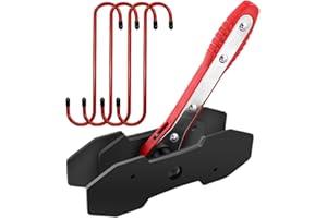 C Q CHANG QI Brake Caliper Press Tool and 4PCS Hangers 360 Degree Swing Ratchet Expander Wrench Car Wheel Piston Spreader for Single Twin Quad Sextuplet Piston Disc Brake Caliper