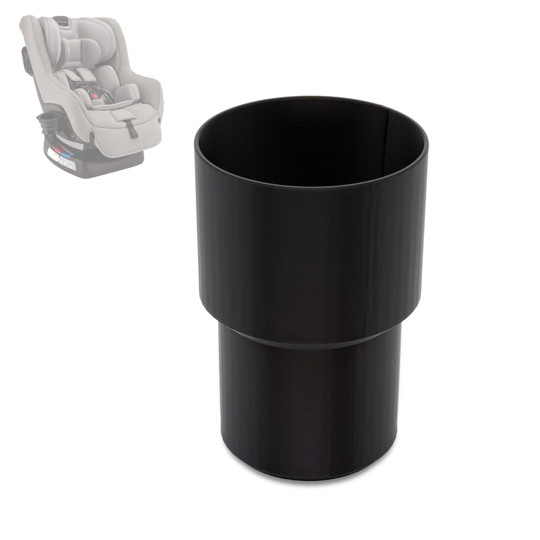 Photo 1 of YENANA Cup Holder Adapter for Nuna Rava & Exec Car Seats – Safe, Secure Fit & Easy-to-Use Car Seat Cup Holder (Dishwasher Safe)