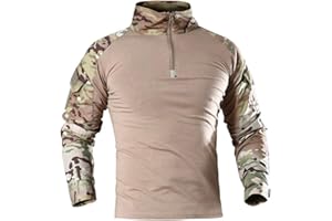ANTARCTICA Mens Long Sleeve Tactical Shirt T-Shirt Men's Military Rapid Assault Army Combat Rapid Assault Slim Fit