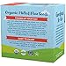 Carrington Farms Organic Milled Flax Seed, Gluten Free, USDA Organic, 12 Count Easy Serve Packets (Pack of 3)
