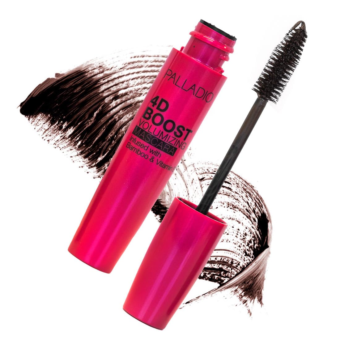 Palladio 4D Boost Volumizing Mascara, Brown