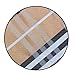 Secdtie Men's Brown Black White Checks Jacquard Woven Silk Tie Formal Necktie