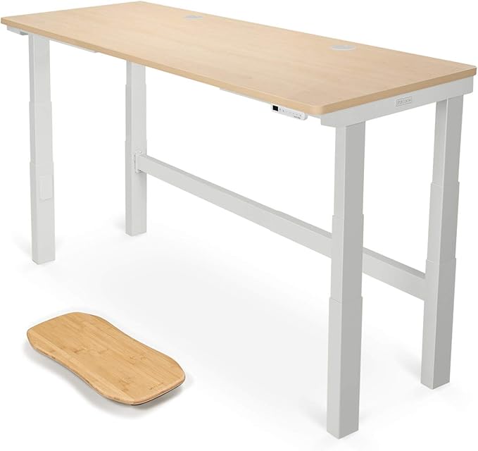 UPLIFT Desk V2 Maple GREENGUARD Laminate Desktop, 4Leg