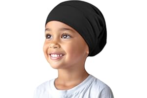 OLESILK Silk Toddler Bonnet 6-36 Months: 100% Mulberry Silk & Modal, Anti-Frizz for Curly Hair, Adjustable Fit Growing Baby