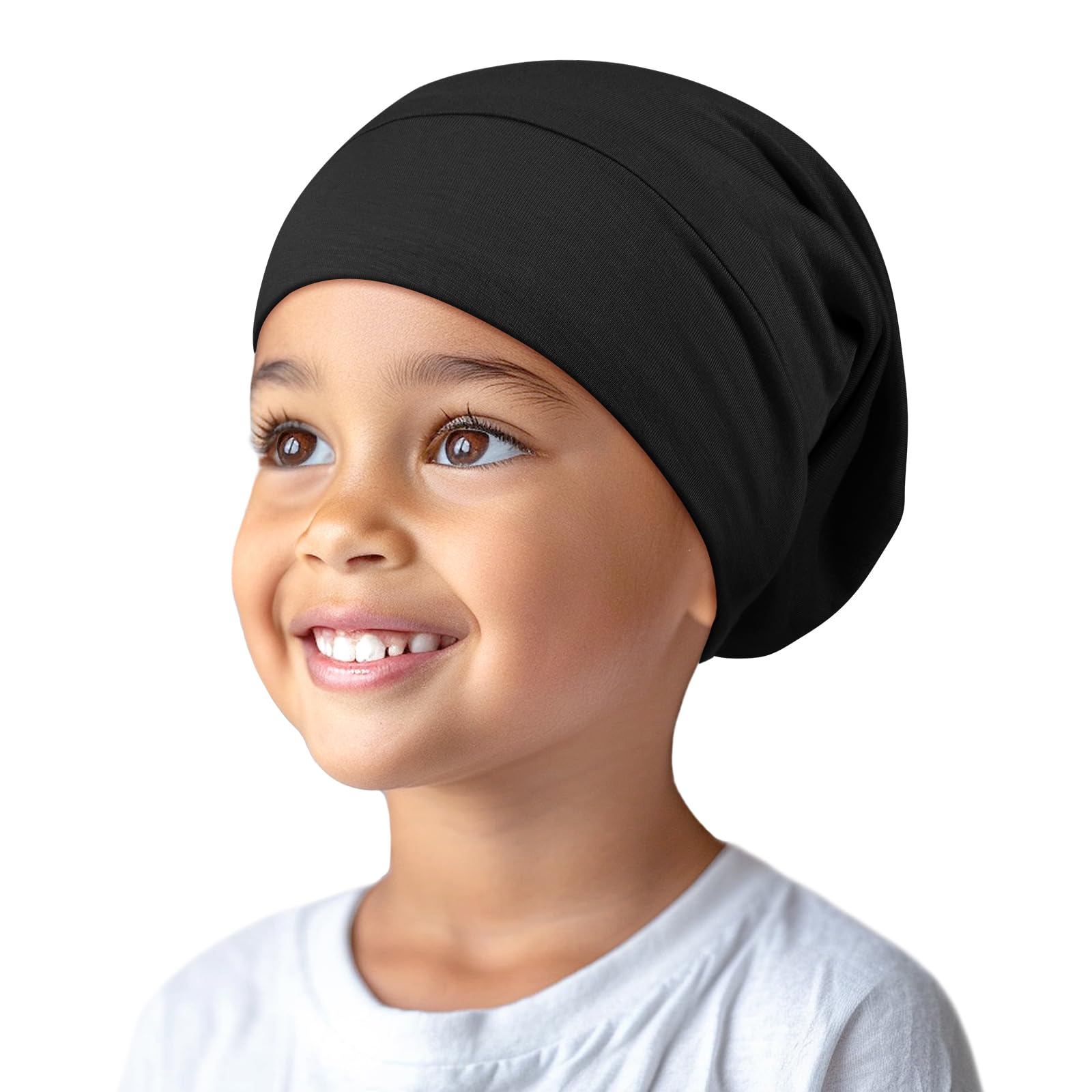 Photo 1 of OLESILK Silk Toddler Bonnet 6-36M: 100% Mulberry Silk Lining, Adjustable Inner Snap, Frizz-Free Curls for Daycare & Sleep