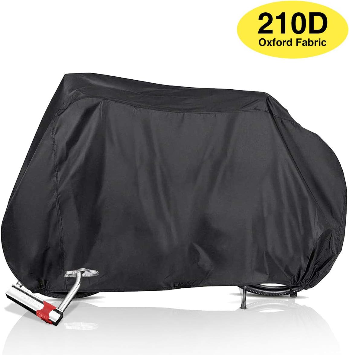 bike cover with lock holes
