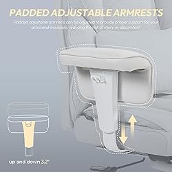 Dowinx Big and Tall Office Chair with Pocket Spring