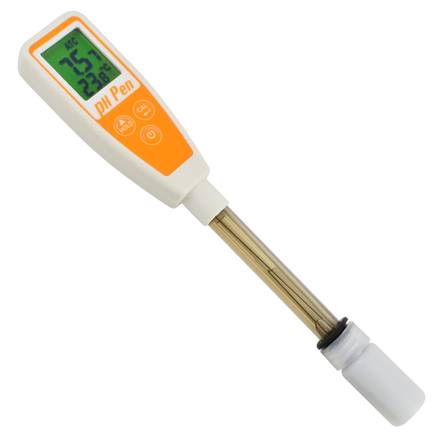 Long Tube Self Calibration One Touch 12cm Probe pH Temperature ATC