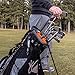 Frogger Function Hybrid Golf Bag for Men and Women with Stand, Gray/Black - Ultra Lightweight Golf Bag with 7 Spacious Pockets, 2 Integrated Latch-it Receivers and Ergonomic Dual Shoulder Straps
