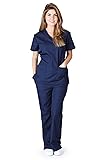 Natural Uniforms Women's Mock Wrap Scrub Set