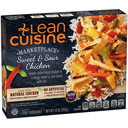 Lean Cuisine Cafe Classics Sweet & Sour Chicken Meal 10 oz, Pack of 12 (Best Lean Cuisine Frozen Meals)