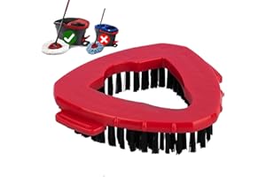 FOOKCIAN Spin Mop Replace Head Base Scrub Mop Brush, Stiff Bristle Cleaning Brush - for Kitchen Bathroom Tile Hard Floor, Shower Floor Scrubber，Scrub Brush Compatible with O Cedar Spin Mop 1 Tank System