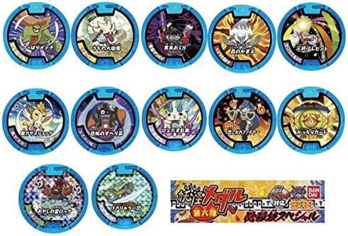 Amazon 妖怪ウォッチ 妖怪メダル 第6弾 ガチャ 必殺技メダル 12 セット カプセル玩具 ホビー