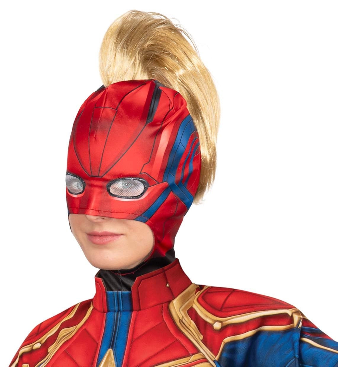 Rubie's Marvel: Captain Marvel Adult Hero Look Headpiece with Mohawk