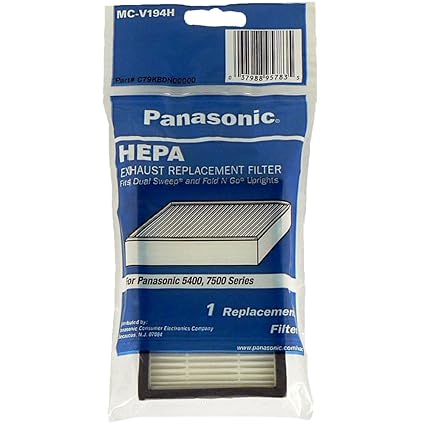 Buy 1 Filter Panasonic Mc V194h Hepa Filter 1 Pack Online At Low Prices In India Amazon In