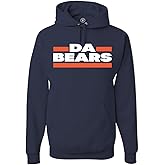 Victory Ink Men's Da Bears Hoodie Funny Athletic Sports Fan Sweatshirt