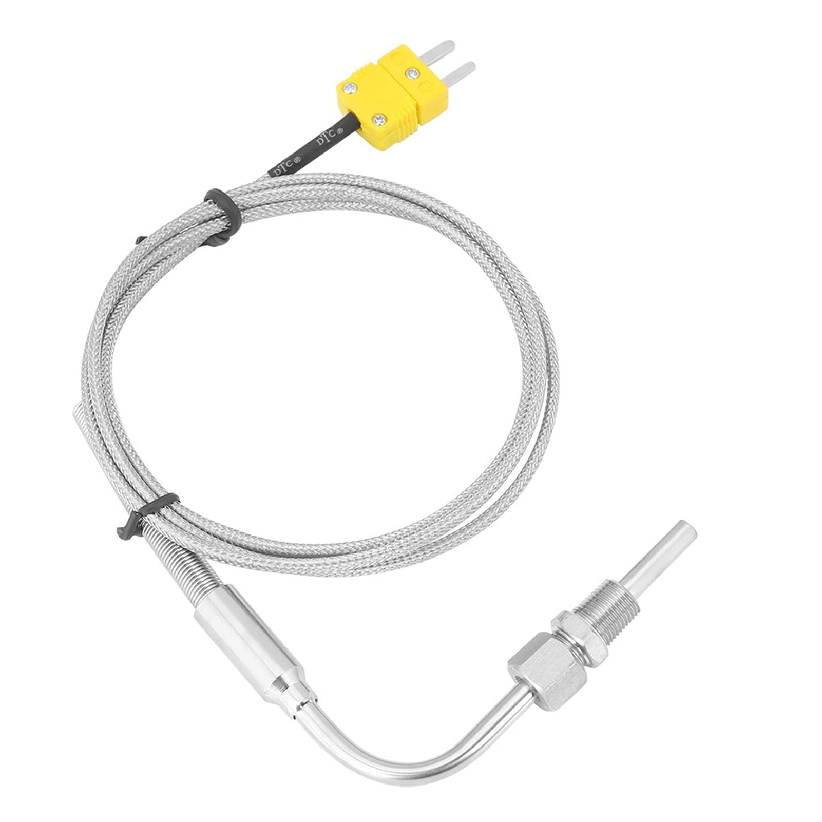 Telituny EGT Thermoelement Typ K – 1/8 NPT, Mit Freiliegender Spitze, 0–1250°C, Für Abgastemperaturmessung