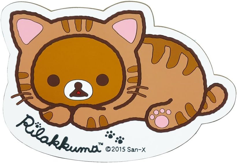 AkiraKuni slip mat Rilakkuma cat RK254