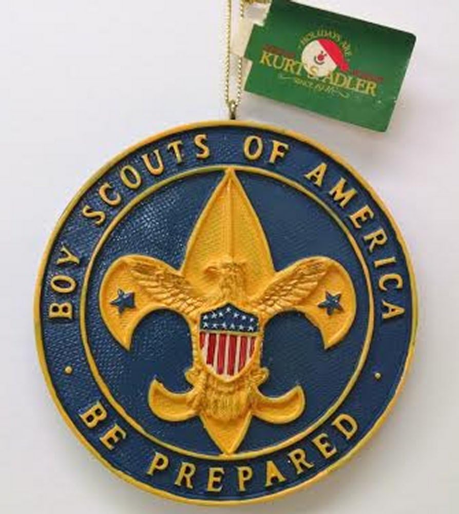 boy scout eagle christmas ornament