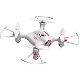 Cheerwing Syma X20 Mini Drone for Kids and Beginners RC Nano Quadcopter with Auto Hovering 3D Flip(White)