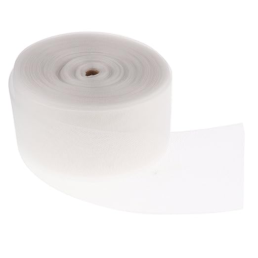 Dovewill 10cm/8cm Transparent Curtain Heading Header Tape