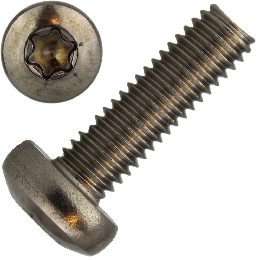 T25 DIN 7985 acero inoxidable A2 25 pcs lentes de tornillos M5 x 16 con ...