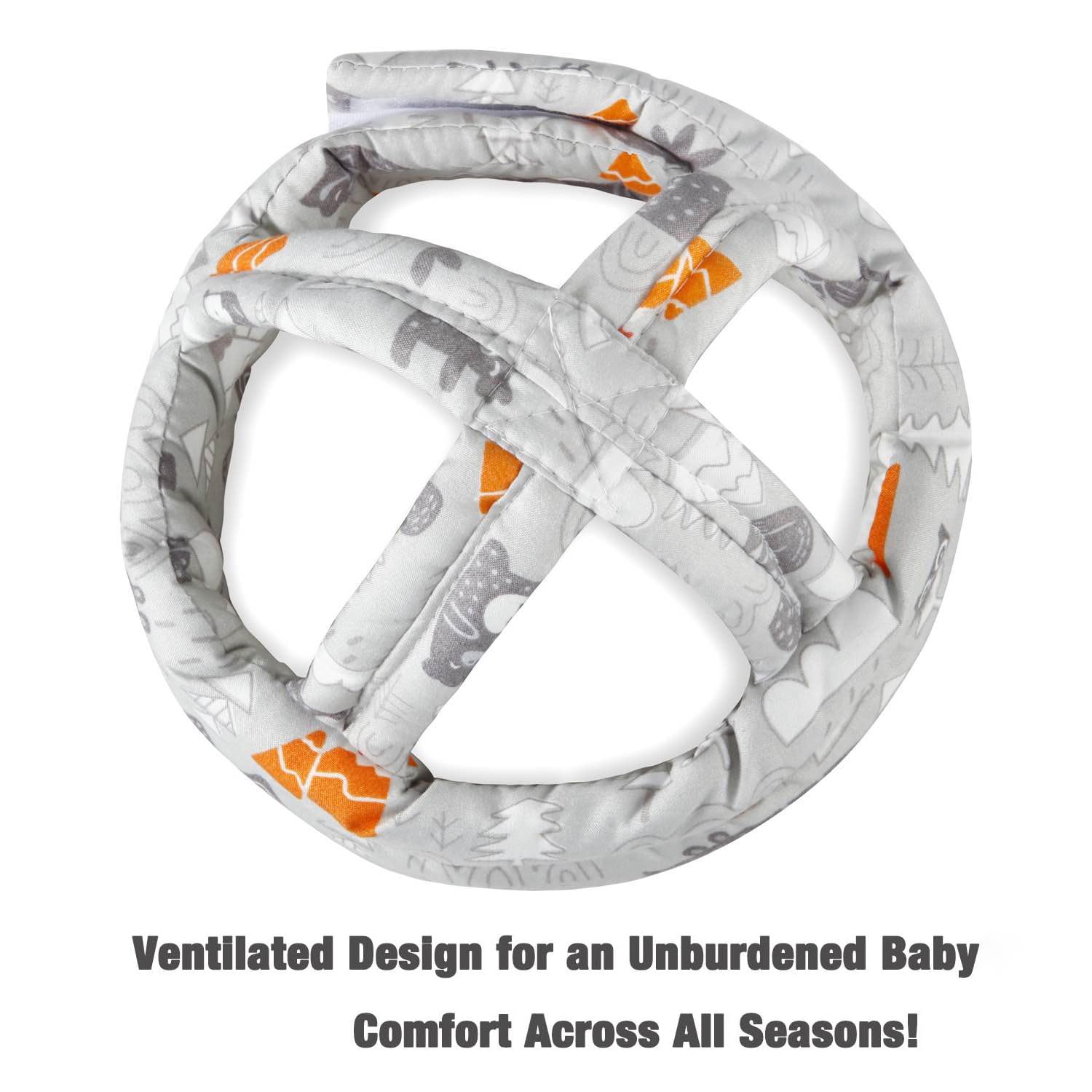 PandaEar Baby Helmet for Crawling and Walking| Baby Head Protector| Infant Helmets 6-12 Months| Toddler Baby Head Protection Cushion| Baby Safety Helmet Head Shaping for Learning to Walk