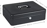 Cathedral Products The Ultimate Cash Box with Foam Lining Cantilever Tray Black view 6