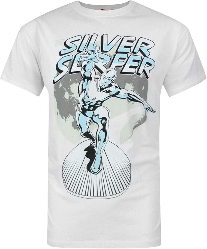 Silver Surfer Men's TShirt Amazon.co.uk Clothing