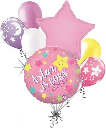 welcome home baby girl balloons