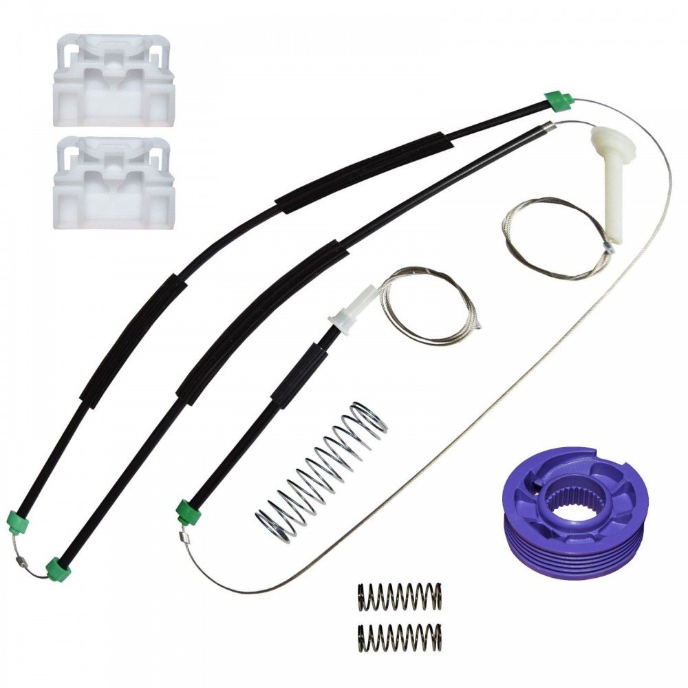Kit Réparation Lève-vitre électrique Seat Cordoba - Câble Avant Droit - ÉTOLE NOIRE - Neuf