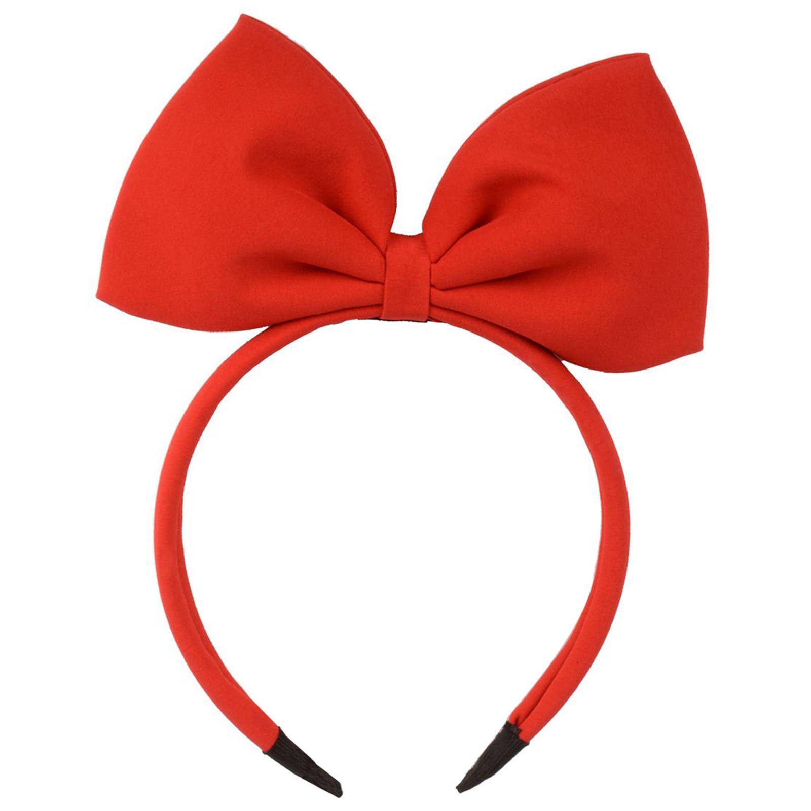 Balloome Big Bow Headband for Women, Elegant Fabric Hairband, Stylish Hair Accessory for Daily Wear and Special Occasions (Red)