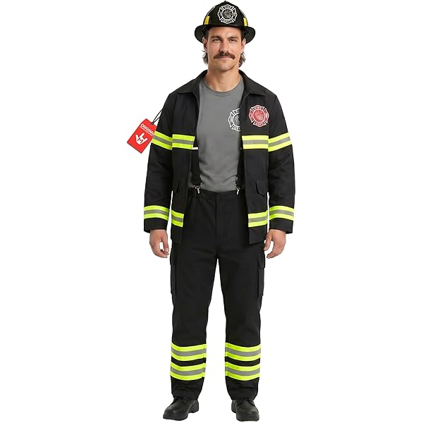 Amazon.com: Underwraps Men's Plus-Size Firefighter, Tan, XX-Large Amazon.com: Underwraps Men's Plus-Size Firefighter, Tan, XX-Large