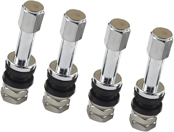 Amazon チューブレスバルブ ホイールタイヤ バルブ ストレート Tr48e ユニバーサル 53ミリ 4本 エアバルブ 車 バイク