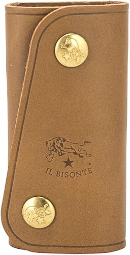 Amazon イルビゾンテ Il Bisonte 4連 キーケース レザー 高さ9cm C0378 ブラウン 167 Portachiavi P メンズ レディース 革 キーホルダー ブランド プレゼント 並行輸入品 Il Bisonte イルビゾンテ キーケース