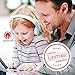 BuddyPhones Discover, Volume-Limiting Kids Headphones, Comfortable and Durable, Built-in Audio Sharing Cable, Compatible with Fire, iPad, iPhone, and Android Devices, Blue