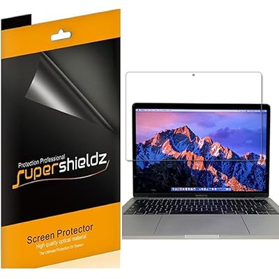 3 Pack Supershieldz مصمم لـ Apple MacBook Pro 13 inch 2016-2021 M1 A1706، A1708، A1989 Touch Bar Screen Protector، High Definition Clear Shield PET