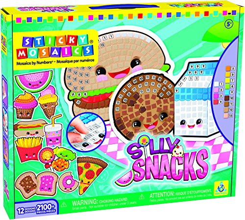 Orb Factory Sticky Mosaics Silly Snacks Kit
