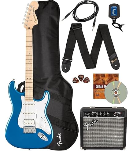 Squier by Fender Affinityストラトキャスター 純正ケース Amazon.com: Squier by Fender Affinity Series Stratocaster Pack