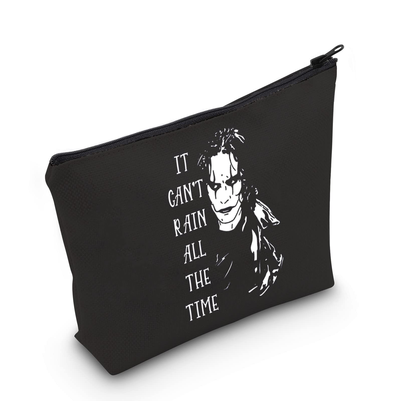 Crow Movie Inspired Gift It Can’t Rain All The Time Cosmetic Bag Halloween Crow Gift (IT Can't RAIN UK)
