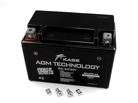 GEL-Batterie-KAGE YTX9-BS 9AH für Adly/Herchee Aeon Aprilia Arctic Cat ATU Barossa/SMC Benelli Beta Buffalo/Quelle Cagiva Dae