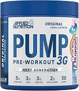 Applied Nutrition Pump 3G Pre Workout Rainbow Unicorn 375g 25 Servings