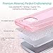Samsung Galaxy S8 Plus Case, ZUSLAB Rosy Series, Bling Luxury Shinning Bumper,Dual Layer Protective Glitter Cover for Samsung Galaxy S8 Plus (Red)